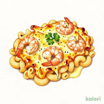 4種のチーズ使用　海老グラタン
