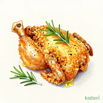 Golden Chicken with Bone
