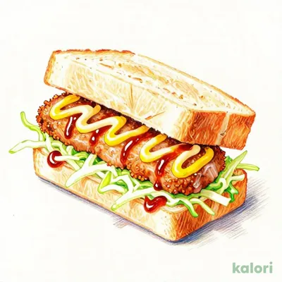 Thick Cut Pork Loin Katsu Sandwich (Mai-Sen Sauce)
