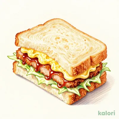 Thick Cut Pork Katsu & Egg Sandwich