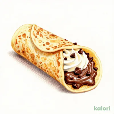 もっちりクレープ　生チョコ＆チョコチップ