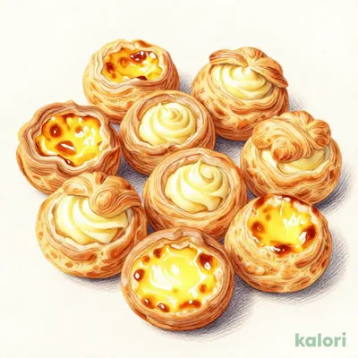 Smooth Custard Petit Cream Puffs (12 pieces)