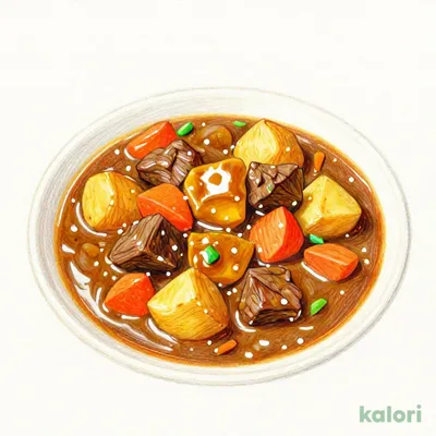 Sweet Beef Curry with Beef and Vegetables