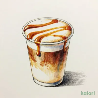 ミルクたっぷり　キャラメルラテ