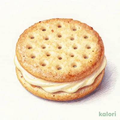 Crispy Bran Cream Sandwich