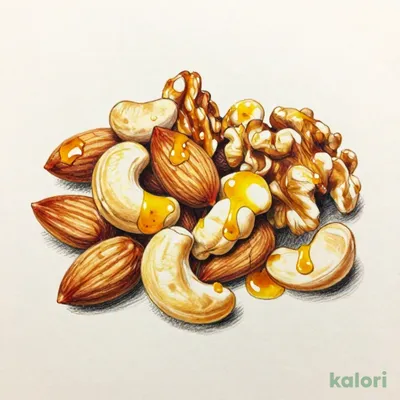Honey Butter Mixed Nuts with GABA