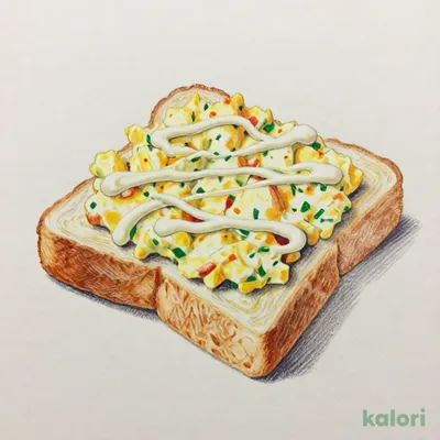 Simple Egg Mayonnaise Toast