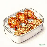 おかズドン！黒胡椒にんにくだれ鶏唐揚弁当