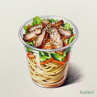 0秒パスタサラダ 豚しゃぶ