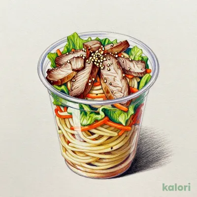 0秒パスタサラダ　豚しゃぶ