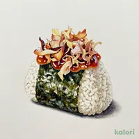 Hand-Rolled Rice Ball, Bonito Flakes