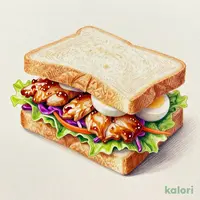 野菜照焼チキンサンド