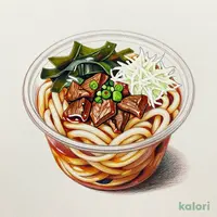特盛！冷し牛おろしわかめうどん