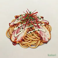 Extra Large Garlic Mayo Pork Rib Pasta