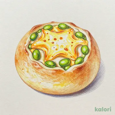 Edamame and Cheese Bread