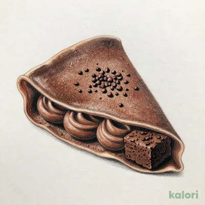 カカオ香るショコラクレープ(ベルギーチョコ使用)