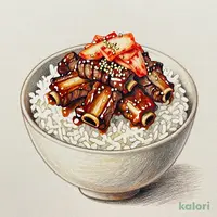 キムチ牛カルビ丼