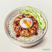 とろ〜り月見つくね丼