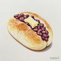 ふわふわコッペ　粒あん＆マーガリン