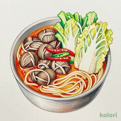 Motsunabe (Beef Offal Hot Pot) with Noodles