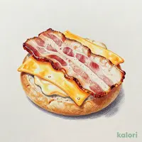 平焼きベーコンチーズパン
