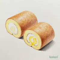 月見ミニもち食感ロール(バニラ＆カスタード)