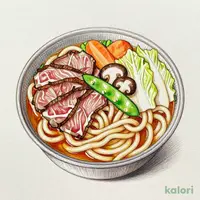 Beef Sukiyaki with Udon