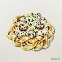 生パスタ　ポルチーニ香るきのこクリーム
