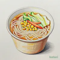 麺大盛り　野菜入り塩ラーメン