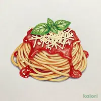 バジルチーズトマトパスタ