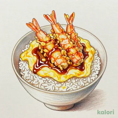 海老天玉子丼