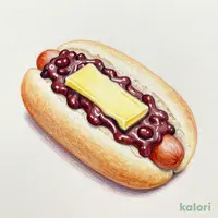 白いコッペパン　あんこ＆マーガリン