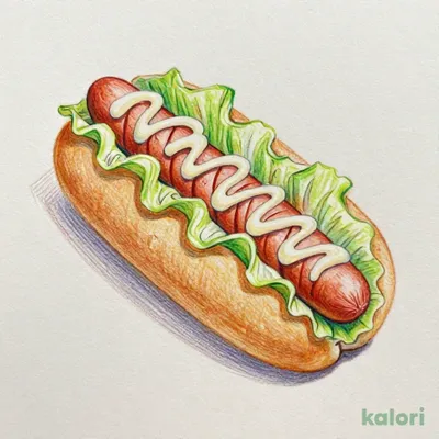 フリルレタスソーセージドッグ