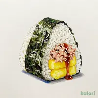 具！おにぎり　まるでまぐろたたき丼 (とろたく風)