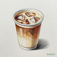 ミルクたっぷり　黒蜜きなこラテ