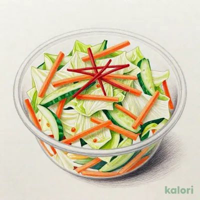にんにくラー油のおつまみキャベツサラダ