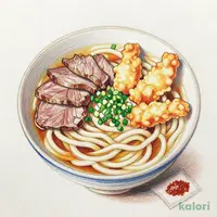 ウエスト監修　肉ごぼう天うどん