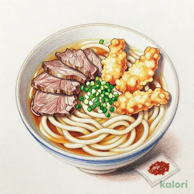 ウエスト監修　肉ごぼう天うどん