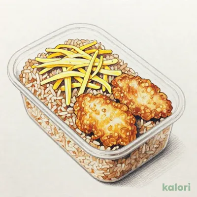 鶏めしとり天弁当