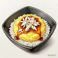 とろ〜り醤油餡の天津丼(麦入りご飯)