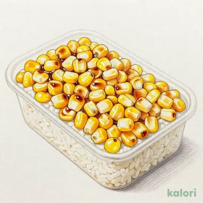 一点突破すぎ！敷き詰めごはん　焼とうもろこし
