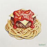 スマイルライフイタリアンハンバーグ＆カルボナーラ１人前