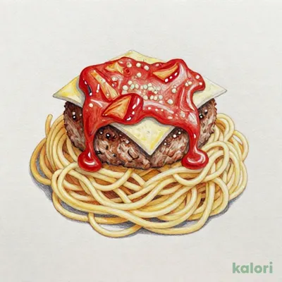 スマイルライフイタリアンハンバーグ＆カルボナーラ１人前