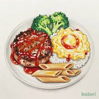 スマイルライフデミグラスハンバーグ＆オムライス１人前