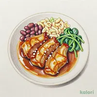 糖15)ゴボウと豚肉の柳川風弁当