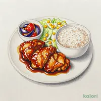 鶏の照焼き弁当(ごはん付き)