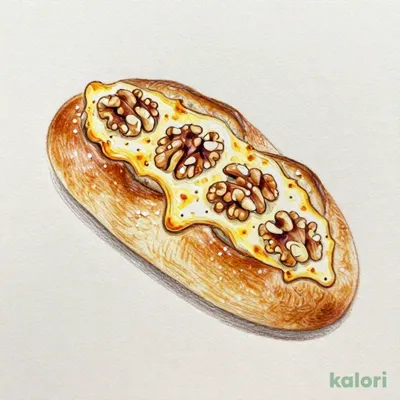 Double Cheese Walnut Salt Bread