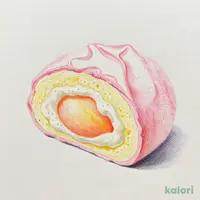 Peach Steamed Cake