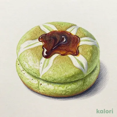 〈人魚姫の宝もの〉抹茶と黒蜜の蒸しケーキ