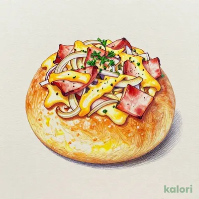 Corn Bread Onion Ham Roll